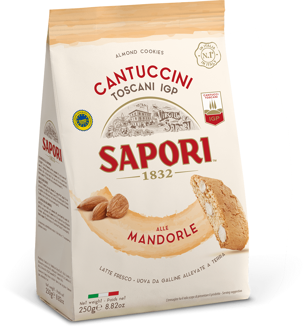 Cantuccini Siena Sapori Italian Herkut 250g, Almond - di
