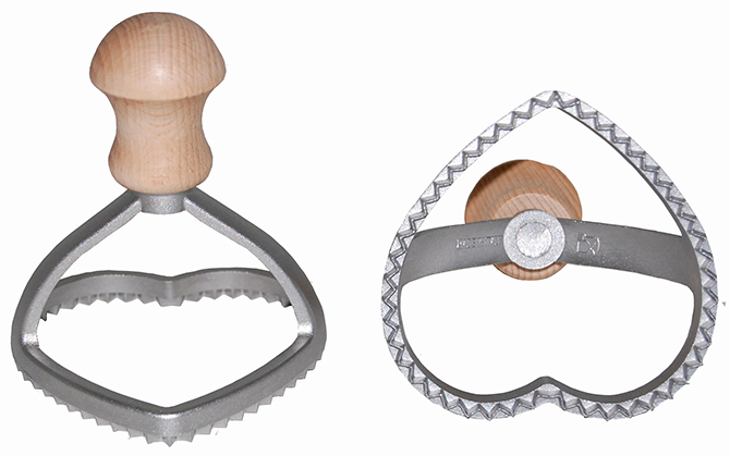 Stampo per ravioli a forma di cuore 85mm, Eppicotispai