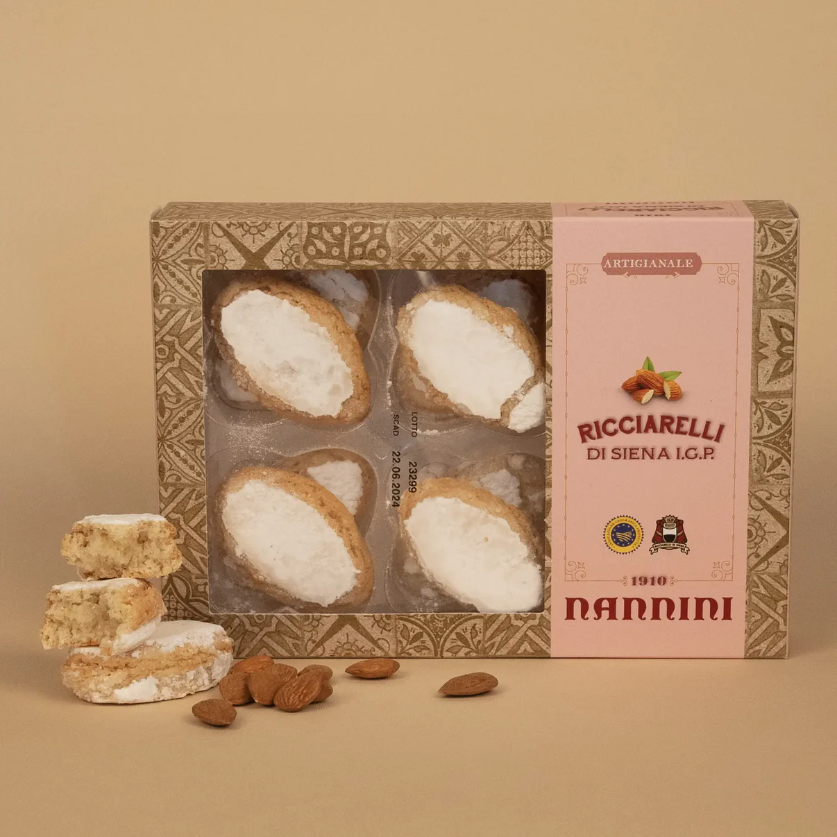 Almond biscuits Ricciarelli 250g, Nannini