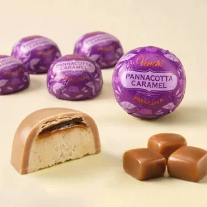 Karamelli & Vanilja Pannacotta suklaakonvehdit 100g, Venchi