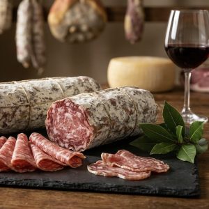 Mieto salami, myymälässä