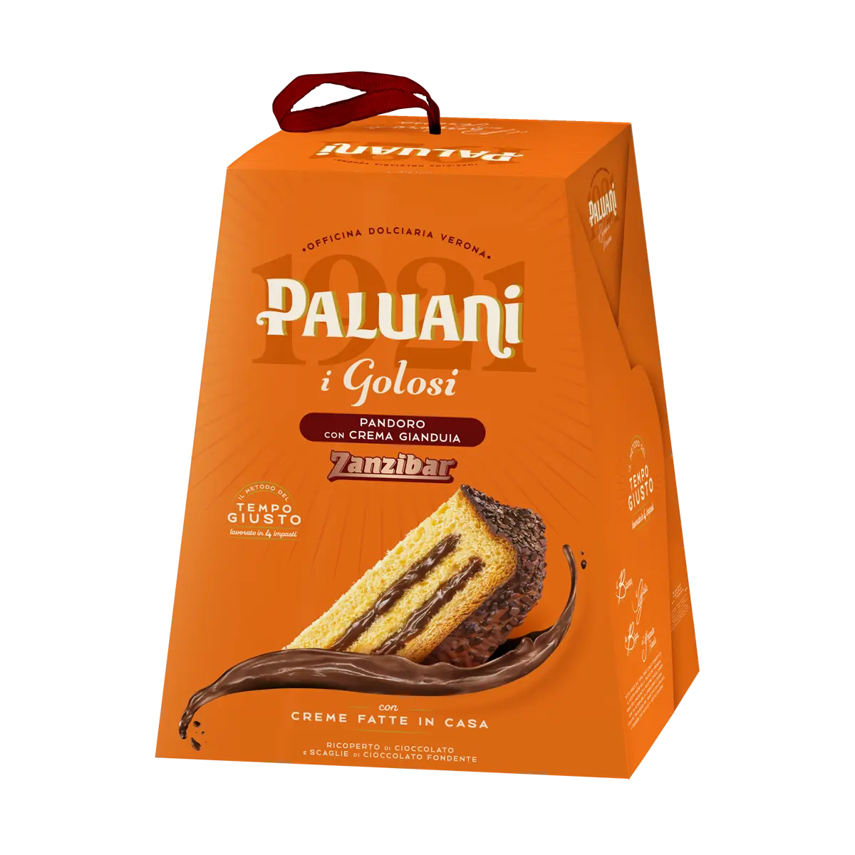 Pandoro Crema Gianduia Zanzibar 750g, Paluani