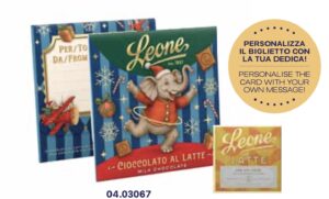 Suklaalevyllä varustettu onnittelukortti 70g, Pastiglie Leone