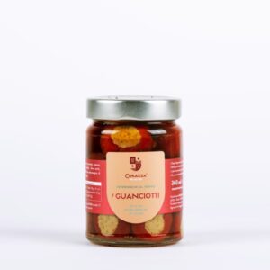 I Guanciotti – Täytetyt tuliset chilit 314g, Corazza