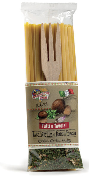 Tagliatelle herkkutatti lahjapakkaus, Antico pastificio Umbro