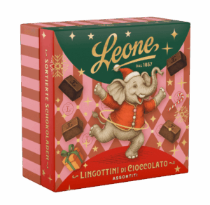 Dream Xmas Circus – Maitosuklaa- ja tummasuklaakonvehteja 100 g, Pastiglie Leone
