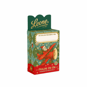 Cri Cri – Scatolina Segnaposto con Cioccolato Fondente e Nocciole 30g, Pastiglie Leone (kopio)