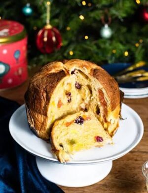 Alternative view of Panettone con Gelatine di Frutta – Latta Regalo 750 g, Pastiglie Leone