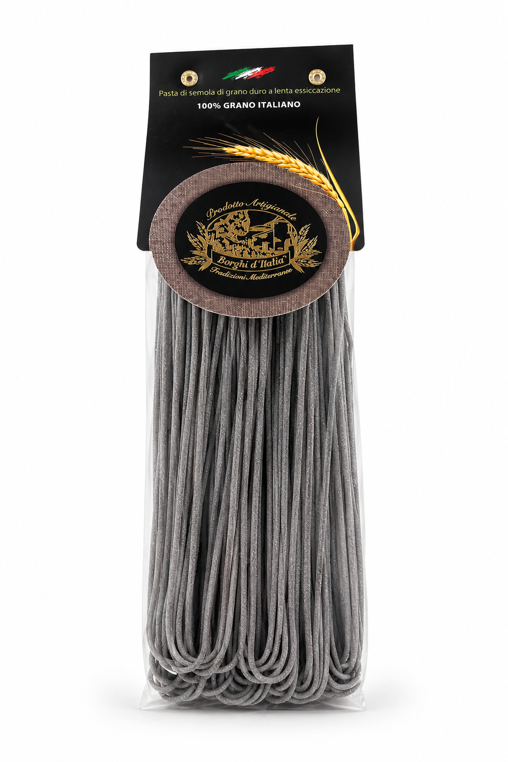 Spaghettoni al nero di Seppia 500g, Borghi d'Italia